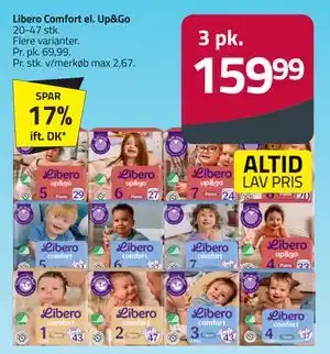 Fleggaard Libero Comfort el. Up&Go tilbud