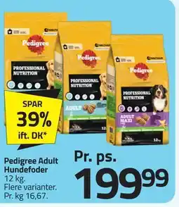 Fleggaard Pedigree Adult Hundefoder tilbud