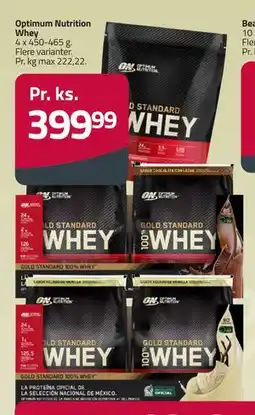 Fleggaard Optimum Nutrition Whey tilbud