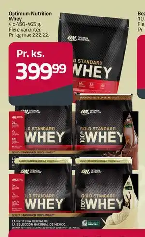 Fleggaard Optimum Nutrition Whey tilbud