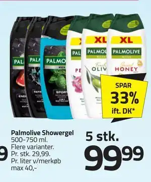 Fleggaard Palmolive Showergel tilbud