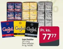 Fleggaard Gajol Pastiller tilbud