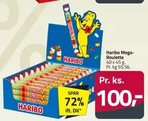 Fleggaard Haribo Mega-Roulette tilbud