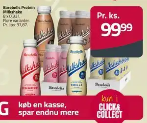 Fleggaard Barebells Protein Milkshake tilbud