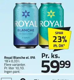 Fleggaard Royal Blanche el. IPA tilbud