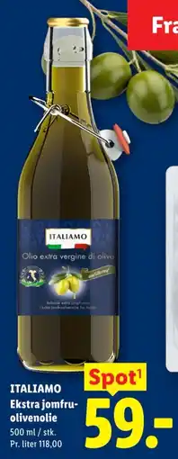 Lidl ITALIAMO Ekstra jomfru- olivenolie tilbud
