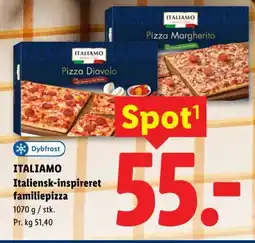 Lidl ITALIAMO Italiensk-inspireret familiepizza tilbud
