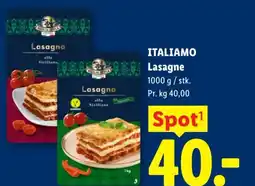 Lidl ITALIAMO Lasagne tilbud