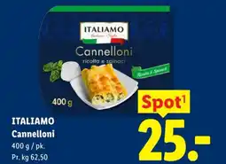 Lidl ITALIAMO Cannelloni tilbud