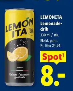 Lidl LEMONITA Lemonade- drik tilbud