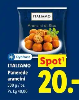 Lidl ITALIAMO Panerede arancini tilbud