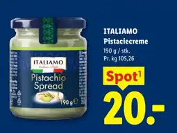 Lidl ITALIAMO Pistaciecreme tilbud