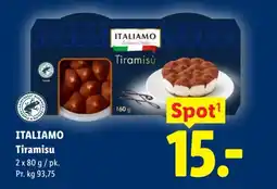 Lidl ITALIAMO Tiramisu tilbud
