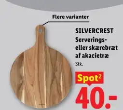 Lidl SILVERCREST Serverings- eller skærebræt af akacietræ tilbud