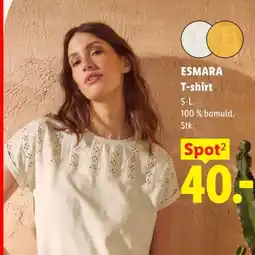 Lidl ESMARA T-shirt S-L. tilbud