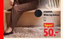Lidl ESMARA Wide leg bukser tilbud
