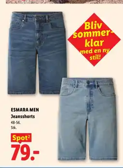 Lidl ESMARA MEN Jeansshorts tilbud