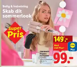Lidl CIEN BEAUTY Bølgejern med handske tilbud
