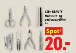 Lidl CIEN BEAUTY Manicure- og pedicureartikler tilbud