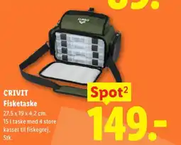 Lidl CRIVIT Fisketaske tilbud