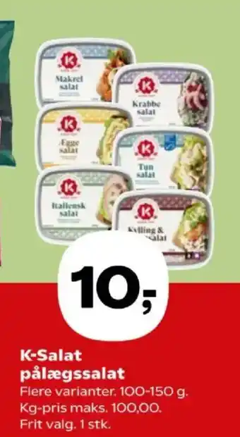 Kvickly K-Salat pålægssalat tilbud