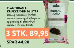 Plantorama PLANTORAMA KRUKKEJORD 20 LITER tilbud
