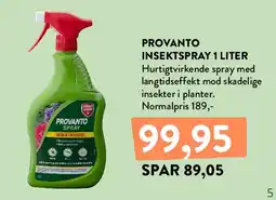 Plantorama Provanto Insektspray 1 liter tilbud