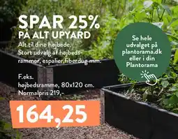 Plantorama Højbedsramme, 80x120 cm tilbud