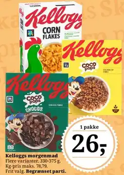 Dagli'Brugsen Kelloggs morgenmad tilbud