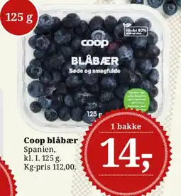 Dagli'Brugsen Coop blåbær tilbud