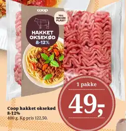 Dagli'Brugsen Coop hakket oksekød tilbud