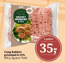Dagli'Brugsen Coop hakket grisekød tilbud