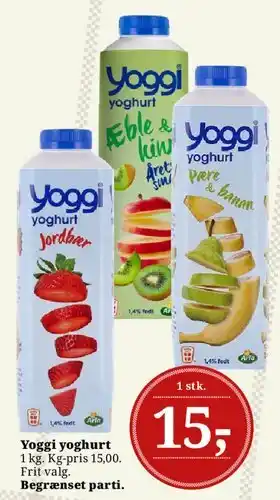 Dagli'Brugsen Yoggi yoghurt tilbud