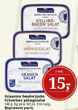 Dagli'Brugsen Graasten Sønderjyske Fristelser pålægssalat tilbud