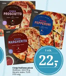 Dagli'Brugsen Coop Italiana pizza tilbud