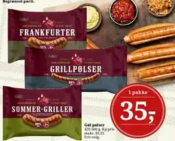 Dagli'Brugsen Gøl pølser tilbud