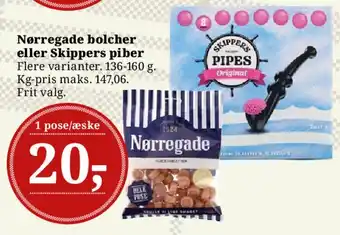 Nørregade bolcher eller Skippers piber