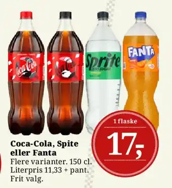 Dagli'Brugsen Coca‑Cola, Sprite eller Fanta tilbud