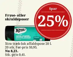 Dagli'Brugsen Xtra træk-luk affaldsposer 20 l tilbud