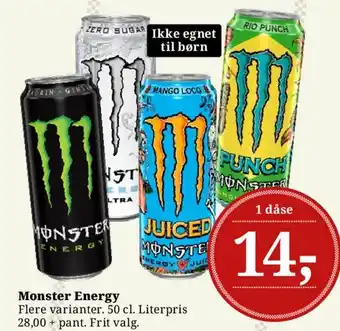 Dagli'Brugsen Monster Energy tilbud