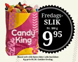 Dagli'Brugsen Fredags-slik / Candy King tilbud