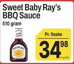 ABC Lavpris Sweet Baby Ray's BBQ Sauce tilbud