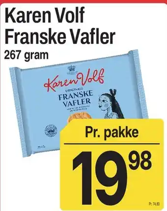 ABC Lavpris Karen Volf Franske Vafler tilbud