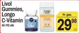ABC Lavpris Livol Gummies / Longo C‑Vitamin tilbud