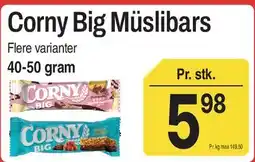 ABC Lavpris Corny Big Müslibars tilbud