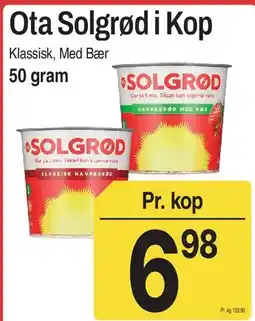 ABC Lavpris Ota Solgrød i Kop tilbud