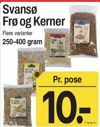 ABC Lavpris Svansø Frø og Kerner tilbud