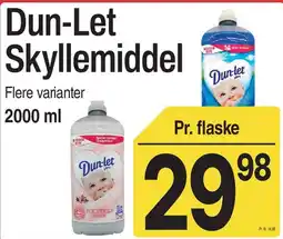 ABC Lavpris Dun-Let Skyllemiddel tilbud