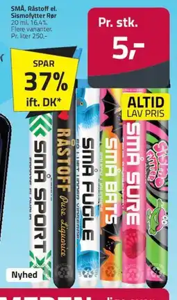 Fleggaard SMÅ party tubes / feststarter tilbud