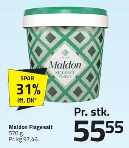 Fleggaard Maldon Flagesalt 570 g tilbud